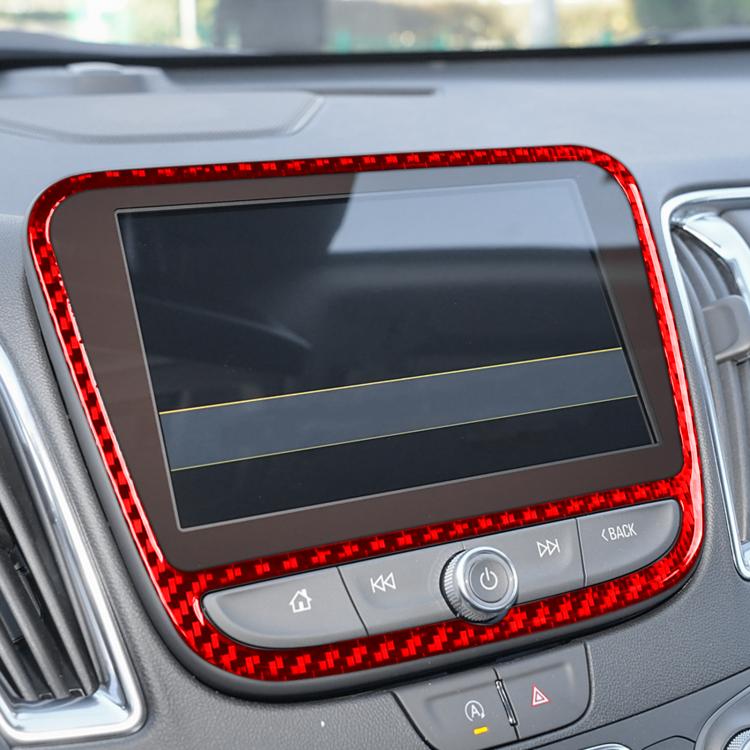 For Chevrolet Malibu 2016-2022 B Model Left-hand Drive Navigation Panel Sticker(Black) - Car Interior Mouldings by PMc TechLife | Online Shopping South Africa | PMc TechLife | Buy Now Pay Later Mobicred