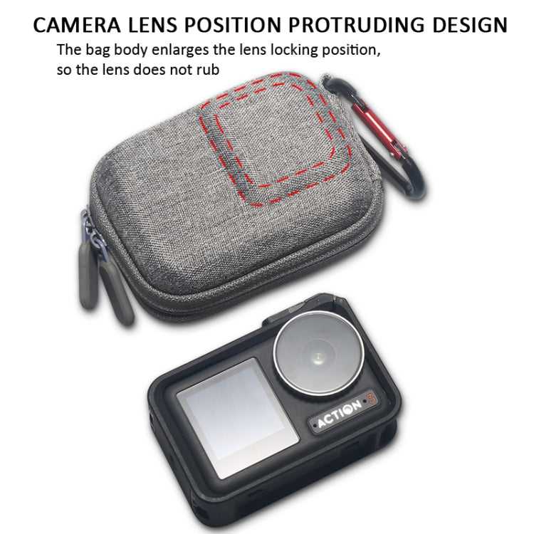 For Insta360 Ace Pro / Action 4/ Action 3 Protective Storage Bag(Black) - Case & Bags by PMC TechLife | Online Shopping South Africa | PMC TechLife