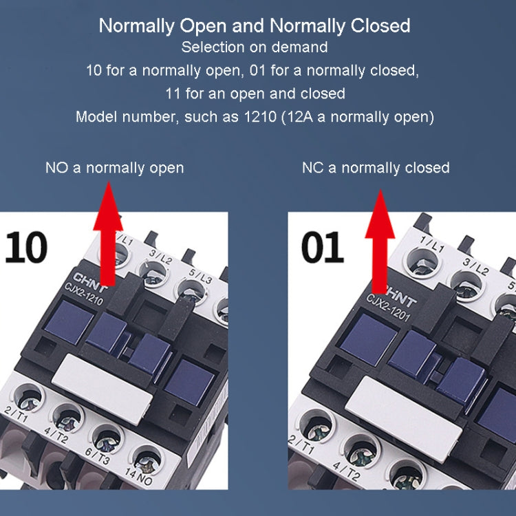 CHNT CJX2-6511 65A 220V Silver Alloy Contacts Multi-Purpose Single-Phase AC Contactor - Relays by CHNT | Online Shopping South Africa | PMC Jewellery | Buy Now Pay Later Mobicred