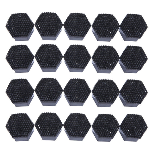 21pcs/set Diamond-encrusted Wheel Caps Tire Screw Protective Covers, Color: 19 Black - Tire Valve Caps by PMC Jewellery | Online Shopping South Africa | PMC Jewellery | Buy Now Pay Later Mobicred