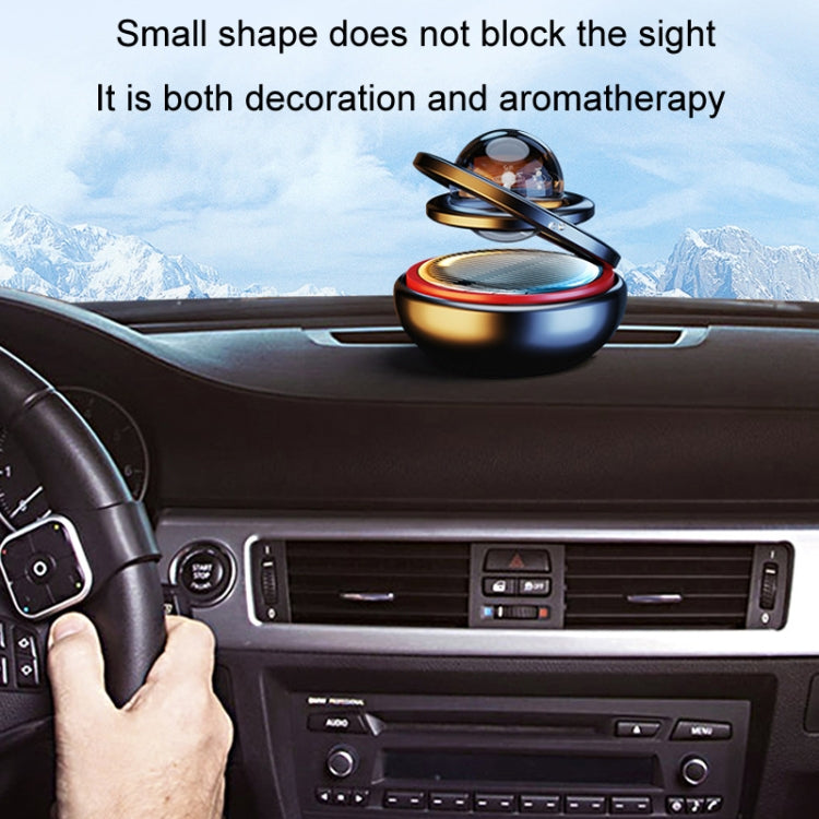 Interstellar Vast Solar Rotating Car Aromatherapy Ornaments, Color: Silver - Air Freshener by PMC TechLife | Online Shopping South Africa | PMC TechLife | Buy Now Pay Later Mobicred