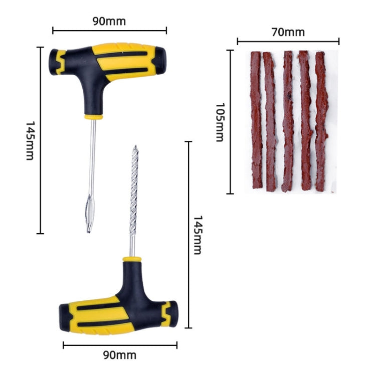 6pcs Automotive Vacuum Tire Repair Tool Car Tire Patching Instrument Set - Tire Repair & Installation Tools by PMC Jewellery | Online Shopping South Africa | PMC Jewellery | Buy Now Pay Later Mobicred