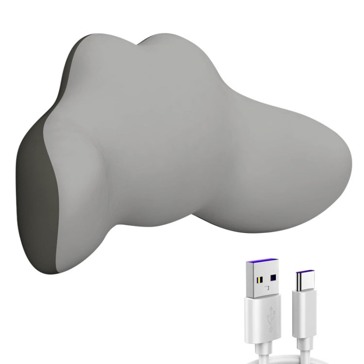 Multi-Function Lumbar Massager Car Cervical Hot Waist Massage Pillow, Specification: Charging Model Gray - free shipping - PMC TechLife - Order now!