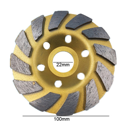 100mm Concrete Stone Diamond Grinding And Polishing Blades Ceramic Grinder Machine Fan Shape Grinding Wheel, Specification: A Level Coarse Tooth - Abrasive Tools & Accessories by PMC Jewellery | Online Shopping South Africa | PMC Jewellery | Buy Now Pay Later Mobicred