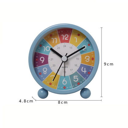 Children Educational Alarm Clock Desktop Mute Small Clock With Night Light, Style: Blue B - Novelty Clock by PMC Jewellery | Online Shopping South Africa | PMC Jewellery | Buy Now Pay Later Mobicred