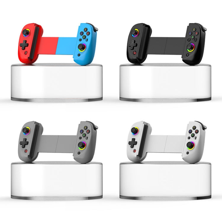 D8 Mobile Phone Stretch Band Light Gamepad Dual Hall Wireless Bluetooth Somatic Vibration Grip for PC / Android / IOS / Tablet / PS3 / PS4 / Switch, Color: White - Gamepads by PMC Jewellery | Online Shopping South Africa | PMC Jewellery | Buy Now Pay Later Mobicred