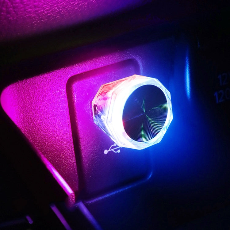 Car Diamond Model USB Ambient Light Charge-Free Plug And Play LED Decorative Lights(Colorful) - Atmosphere lights by PMC Jewellery | Online Shopping South Africa | PMC Jewellery | Buy Now Pay Later Mobicred