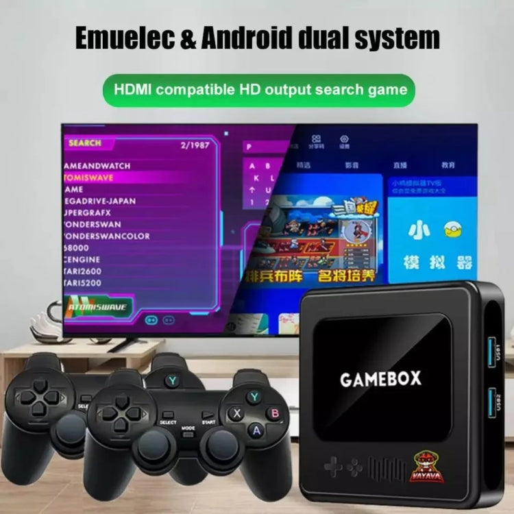 G10 GAMEBOX TV Box Dual System Wireless Android 3D Home 4K HD Game Console Support PS1 / PSP, Style: 128G 40,000+ Games (White) - Pocket Console by PMC Jewellery | Online Shopping South Africa | PMC Jewellery | Buy Now Pay Later Mobicred