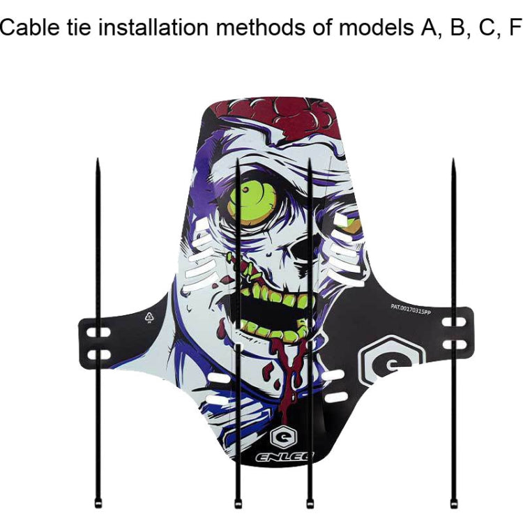 ENLEE E19001 Bicycle Front And Rear Universal Fenders Mountain Bike Mini Shield, Model: B Model - Mudguards by ENLEE | Online Shopping South Africa | PMc TechLife | Buy Now Pay Later Mobicred
