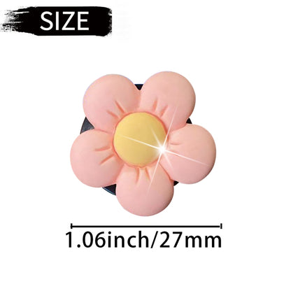 Candy-colored Ffive-petal Flower Car Air Vent Aromatherapy Decorative Clip, Color: White - Air Conditioning System by PMC Jewellery | Online Shopping South Africa | PMC Jewellery