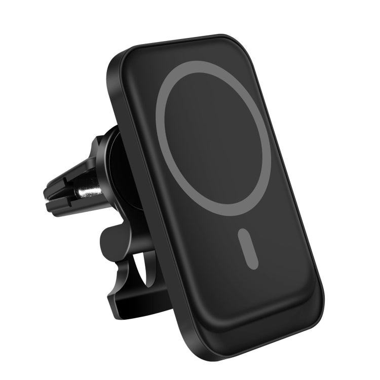 Magsafe Car Air Vent Wireless Charger Cell Phone 15W Fast Charger(Black) - Wireless Charger Holders by PMC Jewellery | Online Shopping South Africa | PMC Jewellery