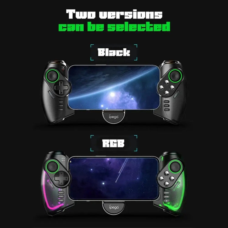 IPEGA Mechanical Gamepad Tablet Cell Phone Stretch Wireless Bluetooth Grip For N-S / P3 / PC / Switch / Android / IOS, Product color: Black - Gamepads by IPEGA | Online Shopping South Africa | PMC Jewellery | Buy Now Pay Later Mobicred