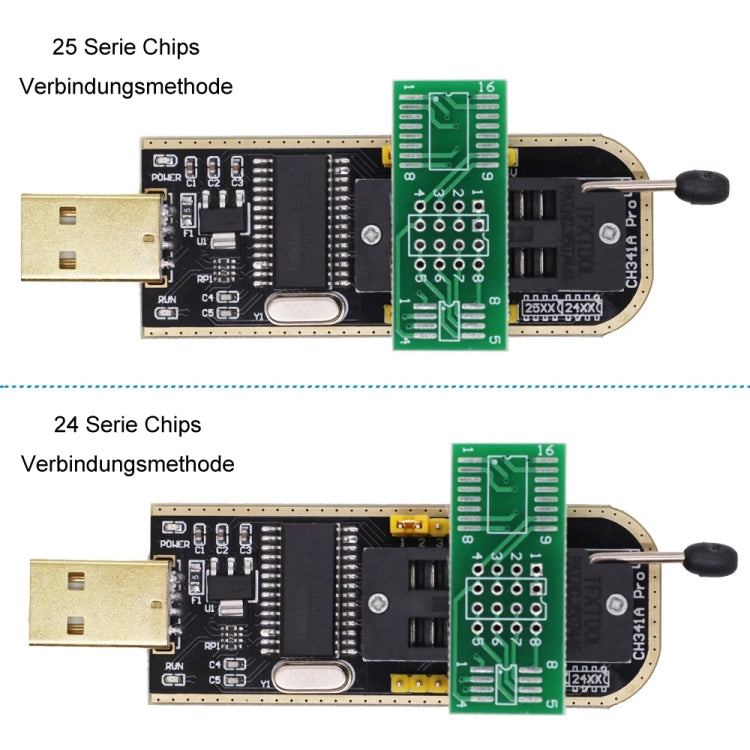 Test Clip With 1 Board+CH341A Programmer Module USB Motherboard Routing Liquid Crystals Disassembly Free SOP8 Test Tool - MCU Tools by PMC Jewellery | Online Shopping South Africa | PMC Jewellery