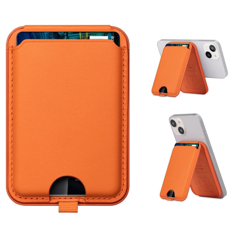 For IPhone 15 / 14 / 13 Series MagSafe Wallet Card Holder With Adjustable Stand(Black) - Others Accessories by PMC TechLife | Online Shopping South Africa | PMC TechLife