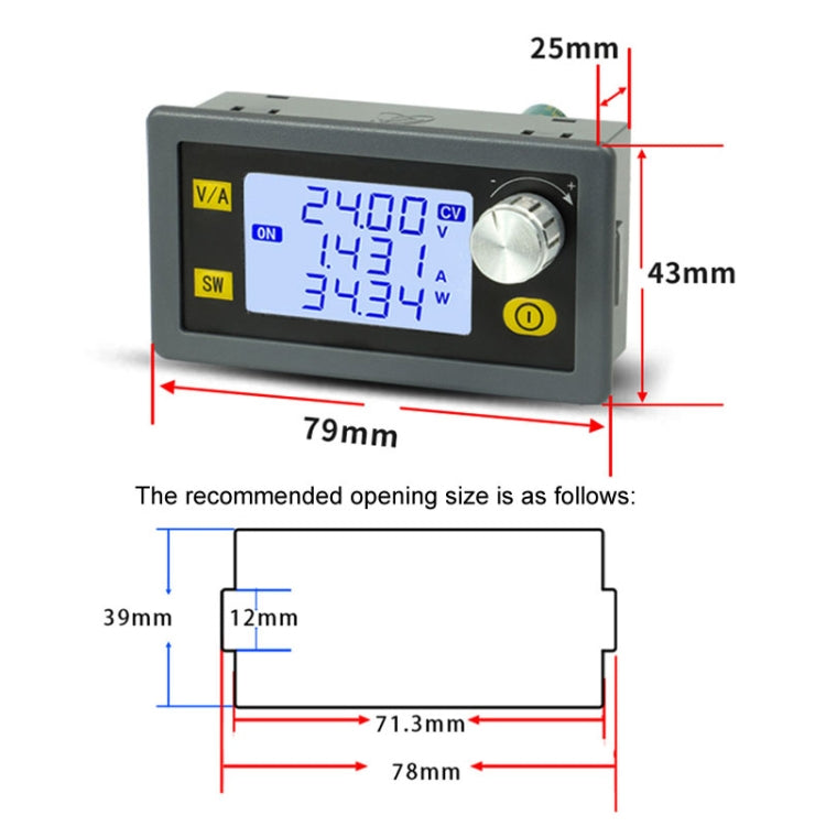 80W 5A DC-DC Adjustable Voltage Regulator Battery Charging Module - Other Accessories by PMC TechLife | Online Shopping South Africa | PMC TechLife