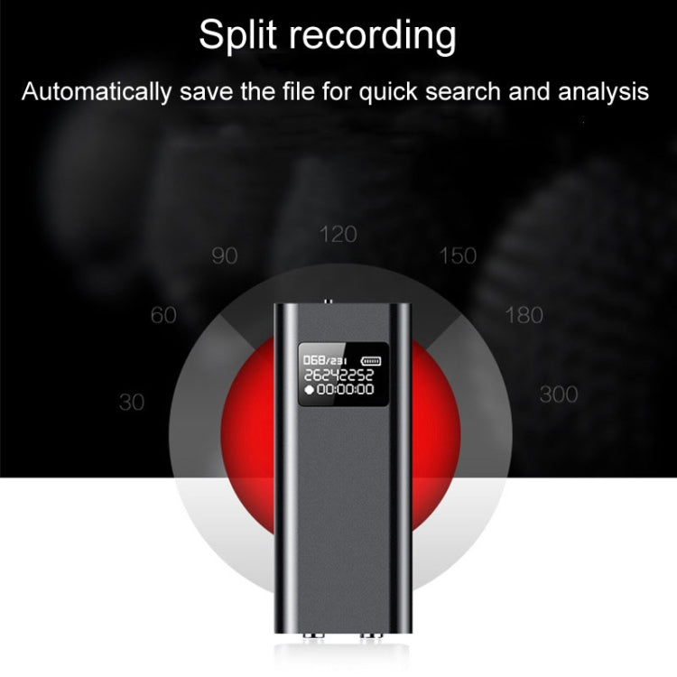 Q25 Intelligent Voice Recorder With Screen HD Noise Canceling Back Clip Voice Reporter, Size: 4GB(Black) - Recording Pen by PMC Jewellery | Online Shopping South Africa | PMC Jewellery | Buy Now Pay Later Mobicred