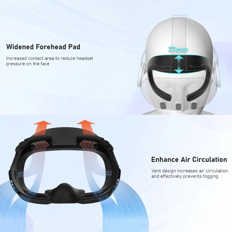 AMVR Q3FC1 For Meta Quest3 Mask Ice Silk Breathable Leather Material(Mask+1 Ice Silk) - free shipping - PMC TechLife - Order now!