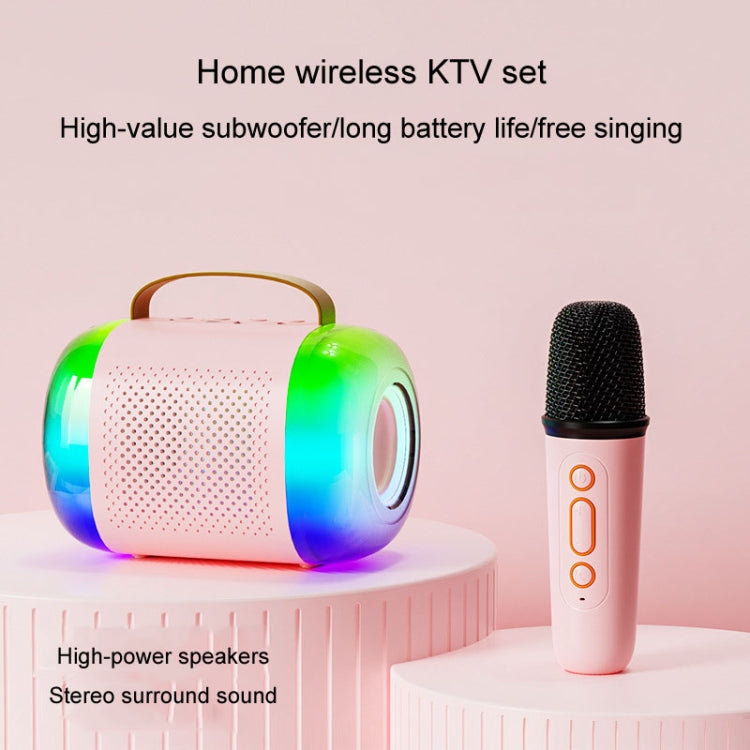 Y5 1 Microphone Portable Bluetooth Speaker Home And Outdoor Wireless Karaoke Audio(Black) - Microphone by PMC Jewellery | Online Shopping South Africa | PMC Jewellery | Buy Now Pay Later Mobicred