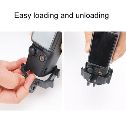 For DJI OSMO Pocket 3 Expansion Bracket Adapter Gimbal Camera Mounting Bracket Accessories, Style: Expand Bracket+Backpack Clip - Mount & Holder by PMC Jewellery | Online Shopping South Africa | PMC Jewellery | Buy Now Pay Later Mobicred