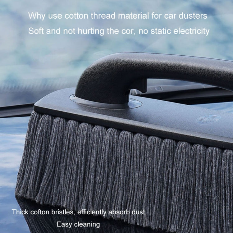 SHINY Car Dusting Duster Car Mop Soft Brush Car Wash Snow Sweeping Tool(With Storage Box) - free shipping - PMC TechLife - Order now!