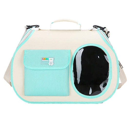 Crossbody Pet Bag Cast And Dogs Outdoor Carrying Portable Single Shoulder Bag(Green) - Pet Bags by PMC Jewellery | Online Shopping South Africa | PMC Jewellery | Buy Now Pay Later Mobicred