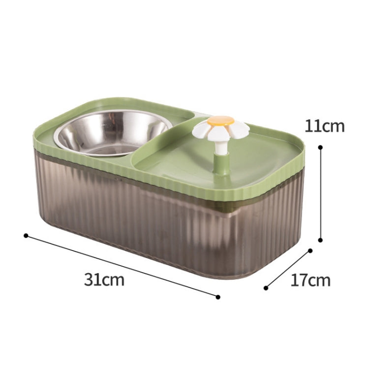 Feed Water Machine Automatic Feeder Cat Dog Drink Water Heater Pet Smart Feeding Bowl(Pink) - Drinking Fountain by PMC Jewellery | Online Shopping South Africa | PMC Jewellery