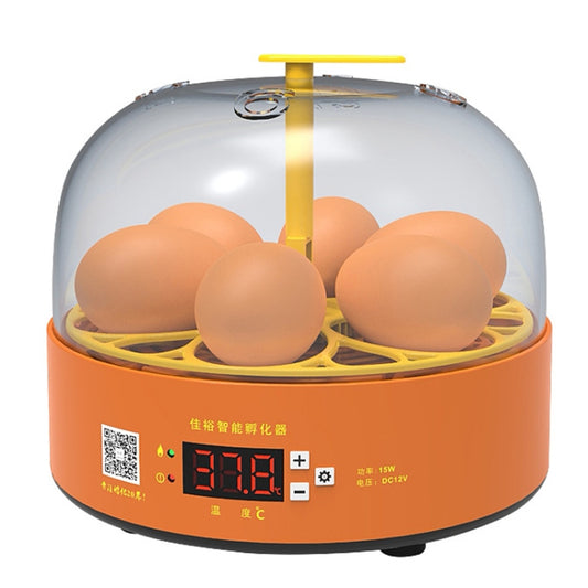 6-Eggs Small Household Experimental Children Smart Chicken Incubators, Spec: Dual-electric Automatic US Plug - Incubators by PMC Jewellery | Online Shopping South Africa | PMC Jewellery