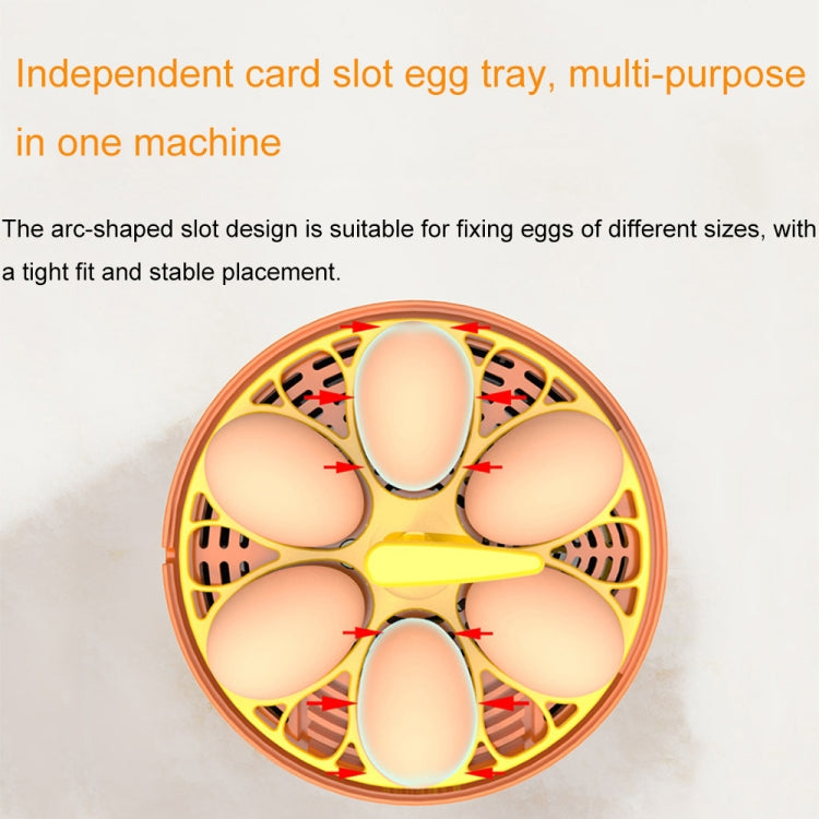 6-Eggs Small Household Experimental Children Smart Chicken Incubators, Spec: Manual EU Plug - Incubators by PMC Jewellery | Online Shopping South Africa | PMC Jewellery