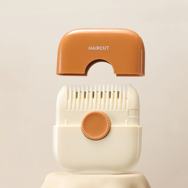 2 In 1 Hair Sharpener Comb Hair Clipper For Chopped Split Ends Cutting Thinning(Orange) - Combs by PMC Jewellery | Online Shopping South Africa | PMC Jewellery | Buy Now Pay Later Mobicred