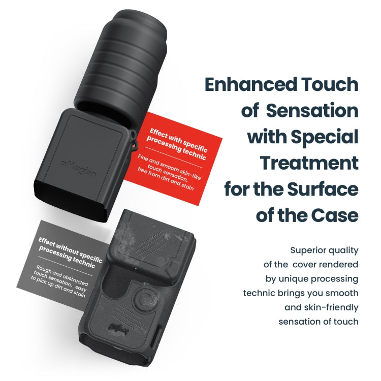 For DJI Osmo Pocket 3 AMagisn Silicone Protection Case Movement Camera Accessories, Style: 7 In 1 Blue - Case & Bags by aMagisn | Online Shopping South Africa | PMC Jewellery | Buy Now Pay Later Mobicred