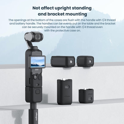 For DJI Osmo Pocket 3 AMagisn Silicone Protection Case Movement Camera Accessories, Style: 7 In 1 Gray - Case & Bags by aMagisn | Online Shopping South Africa | PMC Jewellery | Buy Now Pay Later Mobicred