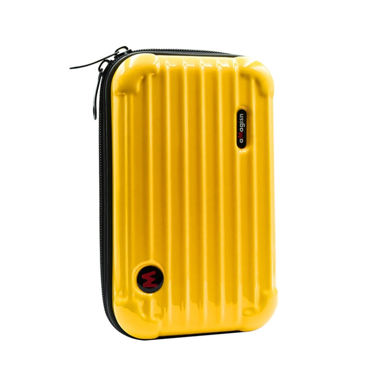 For DJI Osmo Pocket 3 aMagisn Small Organizer Bag Sports Camera Protective Accessories(Yellow) - Case & Bags by aMagisn | Online Shopping South Africa | PMC Jewellery | Buy Now Pay Later Mobicred
