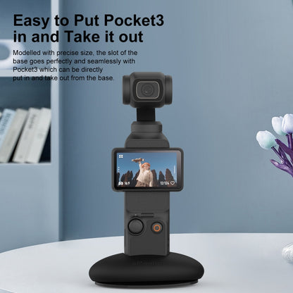 For DJI Osmo Pocket 3 aMagisn Desktop Silicone Base Car Sports Camera Accessories(Base+Double-sided Glue) - Mount & Holder by aMagisn | Online Shopping South Africa | PMC Jewellery | Buy Now Pay Later Mobicred