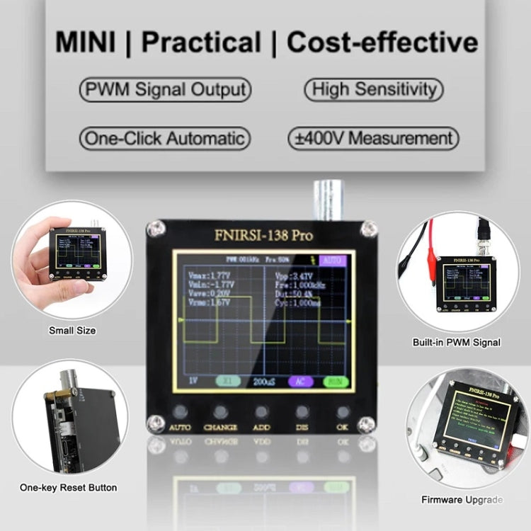 FNIRSI Handheld Small Teaching Maintenance Digital Oscilloscope, Specification: Standard Without Battery - Other Tester Tool by FNIRSI | Online Shopping South Africa | PMC Jewellery | Buy Now Pay Later Mobicred