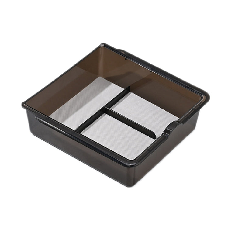 For 2023.9 Tesla Model3 Silicone Double-Layer Storage Box, Color: Black Armrest Box - Stowing Tidying by PMC Jewellery | Online Shopping South Africa | PMC Jewellery | Buy Now Pay Later Mobicred