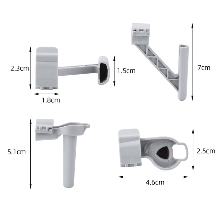 For DJI Mini 4 Pro Drone BRDRC Landing Gear Increased Height Leg(Gray) - Other by BRDRC | Online Shopping South Africa | PMC Jewellery | Buy Now Pay Later Mobicred