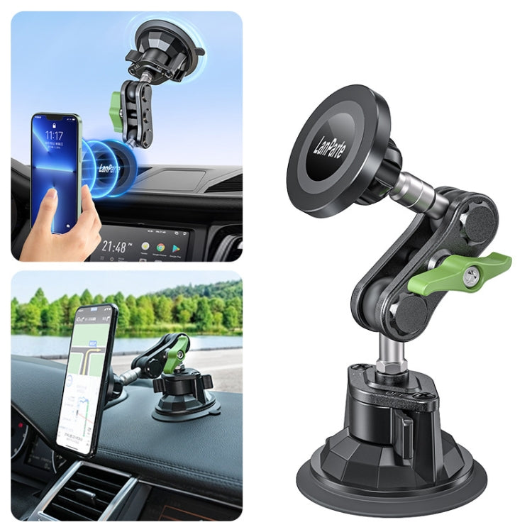 Lanparte Magnetic Car Phone Holder Adjustable Suction Cup Navigation Stand RBA-M01N - Car Holders by Lanparte | Online Shopping South Africa | PMC Jewellery | Buy Now Pay Later Mobicred