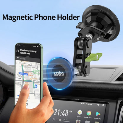 Lanparte Magnetic Car Phone Holder Adjustable Suction Cup Navigation Stand RBA-M01 - Car Holders by Lanparte | Online Shopping South Africa | PMC Jewellery | Buy Now Pay Later Mobicred