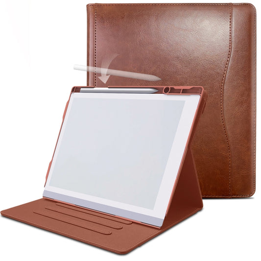 For ReMarkable 2 10.3 Inch 2020 Paper Tablet Case 360 Degree Rotating Stand Cover with Pencil Holder(Brown) - Others by PMC Jewellery | Online Shopping South Africa | PMC Jewellery | Buy Now Pay Later Mobicred