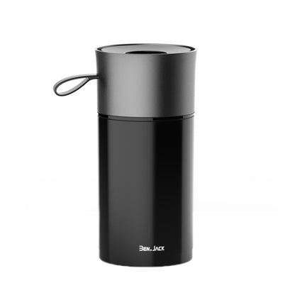 BEN.JACK Cylindrical Car Water Cup Holder Tissue Box(Black Gray) - Stowing Tidying by BEN.JACK | Online Shopping South Africa | PMC Jewellery | Buy Now Pay Later Mobicred