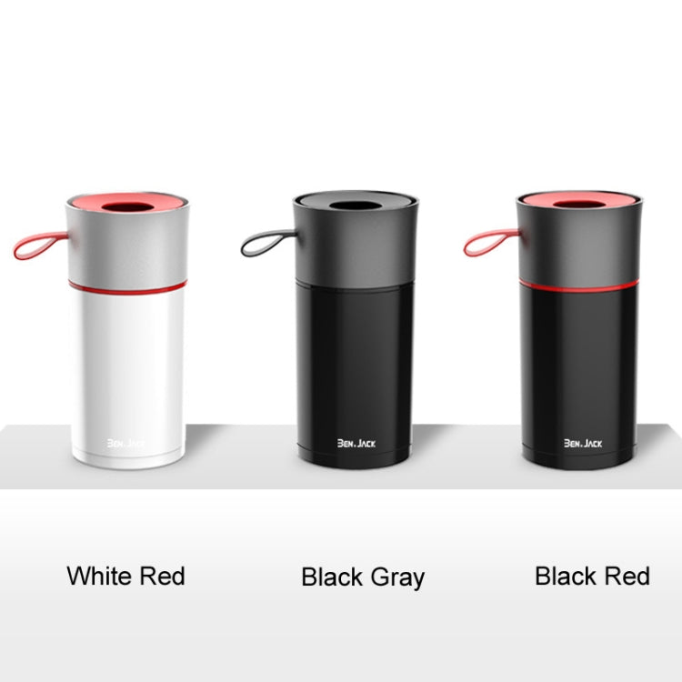 BEN.JACK Cylindrical Car Water Cup Holder Tissue Box(Black Red) - Stowing Tidying by BEN.JACK | Online Shopping South Africa | PMC Jewellery | Buy Now Pay Later Mobicred