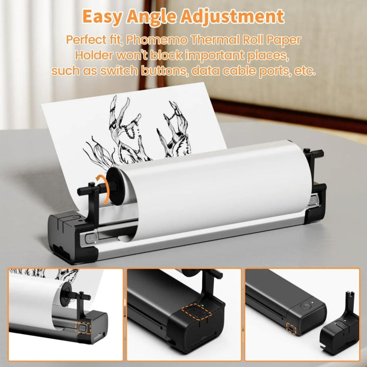 Phomemo M08F Printer Holder For A4 Rolls Thermal Paper - Others by Phomemo | Online Shopping South Africa | PMC TechLife | Buy Now Pay Later Mobicred