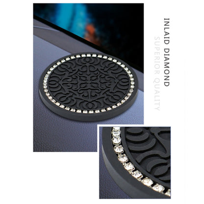 Totem Stripe Car Coaster Storage Non-Slip Insulating Mat, Color: Black No Diamond - Car Drink Holders by PMC Jewellery | Online Shopping South Africa | PMC Jewellery | Buy Now Pay Later Mobicred