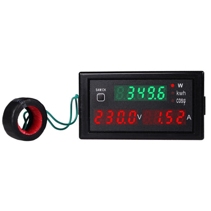 SINOTIMER SPM001 AC LED Digital Voltmeter Frequency Factors Meter Power Monitor, Specification: AC200-450V 100A - Current & Voltage Tester by SINOTIMER | Online Shopping South Africa | PMC Jewellery | Buy Now Pay Later Mobicred