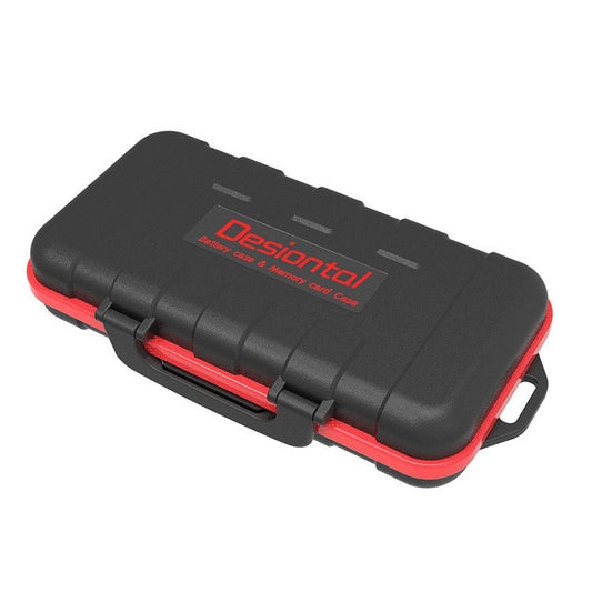 Desiontal LP-E6 Waterproof SD Card Holder Camera Battery Case(Black) -  by Desiontal | Online Shopping South Africa | PMC Jewellery | Buy Now Pay Later Mobicred