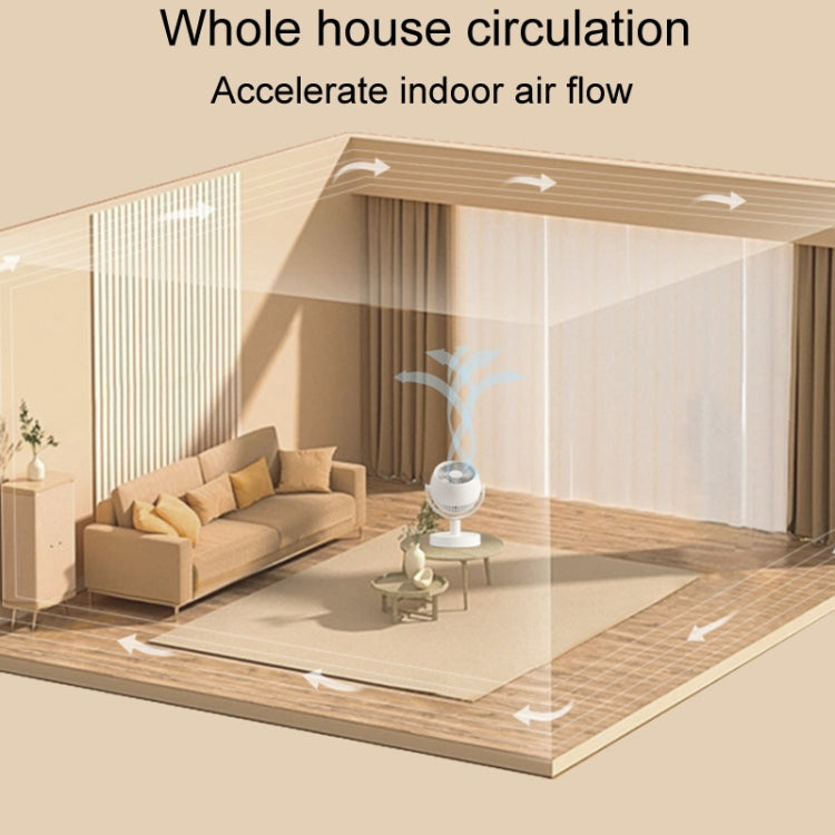 Desktop Air Circulation Fan Household Office Compact Mute Electrical Fan, Style: Battery Model - Electric Fans by PMC TechLife | Online Shopping South Africa | PMC TechLife | Buy Now Pay Later Mobicred