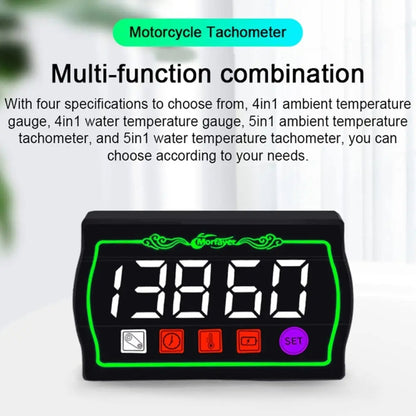 5 in 1 Ambient Temperature Tachometer Morfayer Locomotive Intelligent Multi-function Tachometer - Electrical Instruments by Morfayer | Online Shopping South Africa | PMC Jewellery | Buy Now Pay Later Mobicred