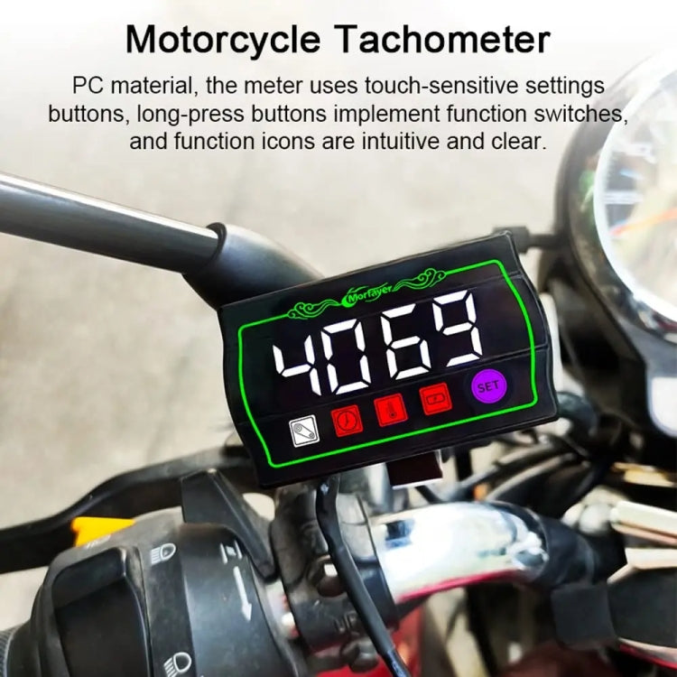 5 in 1 Ambient Temperature Tachometer Morfayer Locomotive Intelligent Multi-function Tachometer - Electrical Instruments by Morfayer | Online Shopping South Africa | PMC Jewellery | Buy Now Pay Later Mobicred