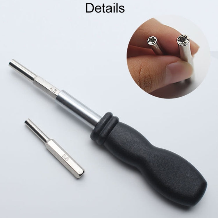 For N64/NGC/SFC Game Console Disassembly Hardware Tools Screwdriver Accessories, Model: 3.8mm+4.5mm Sleeve - Screwdriver by PMC Jewellery | Online Shopping South Africa | PMC Jewellery