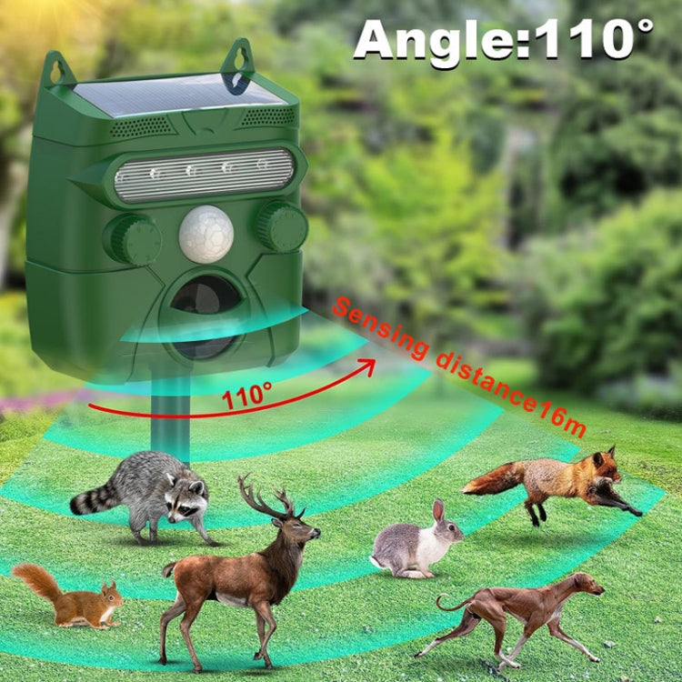 Solar Animal Driver Ultrasonic Outdoor Bird Repeller Electronic Mouse Repeller - free shipping - PMC TechLife - Order now!